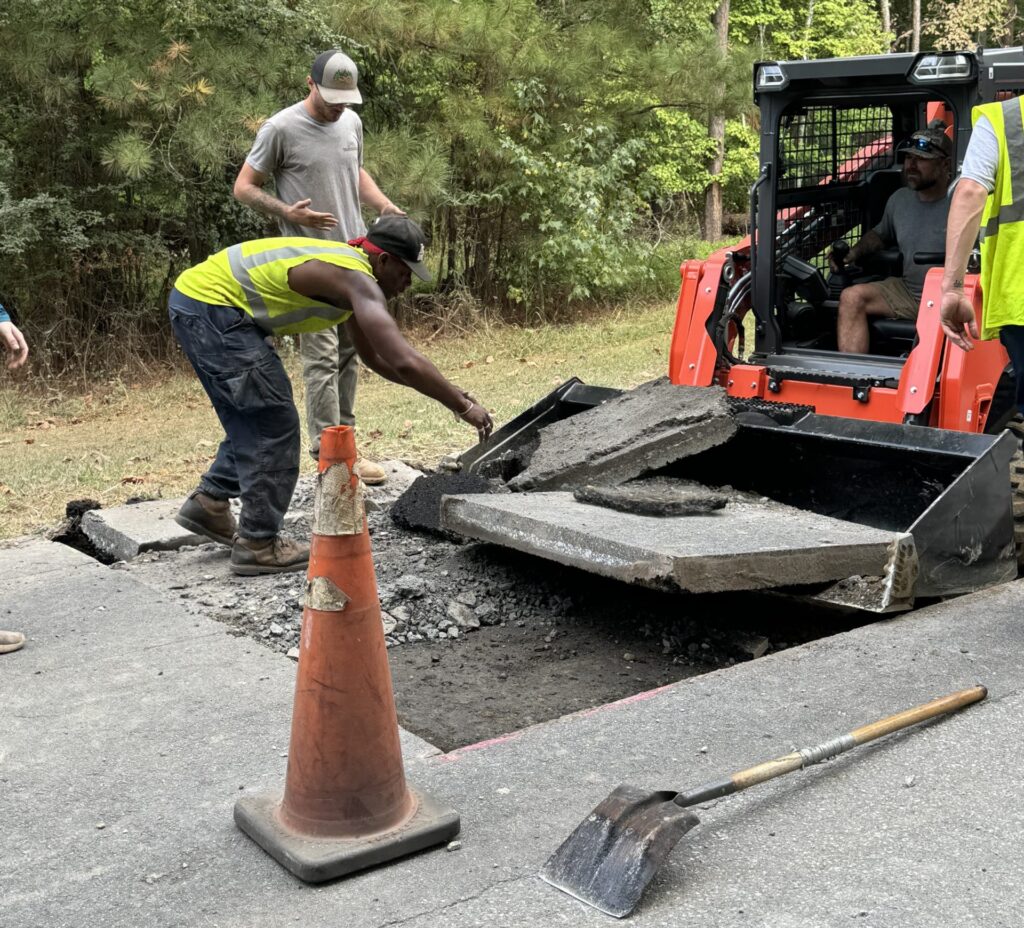 The Asphalt Paving Specialists of C & R Paving.